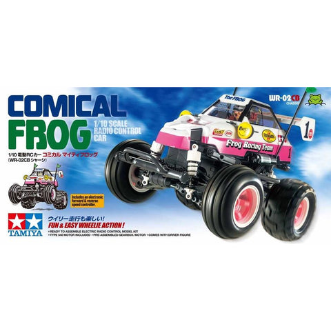 TAMIYA 1/10 Comical Frog 2WD RC Car Kit (WR-02CB)