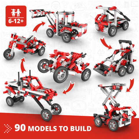 Image of ENGINO Inventor 90 Models Motorized Set - Multi Models | By