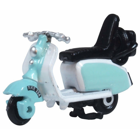 OXFORD 1/76 Scooter Blue and White