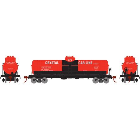 ATHEARN HO RTR 1-Dome Tank, Crystal/Red