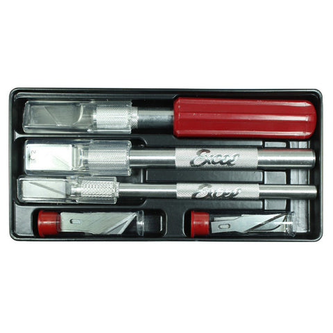 EXCEL Hobby Knife Set in Plastic Tray
