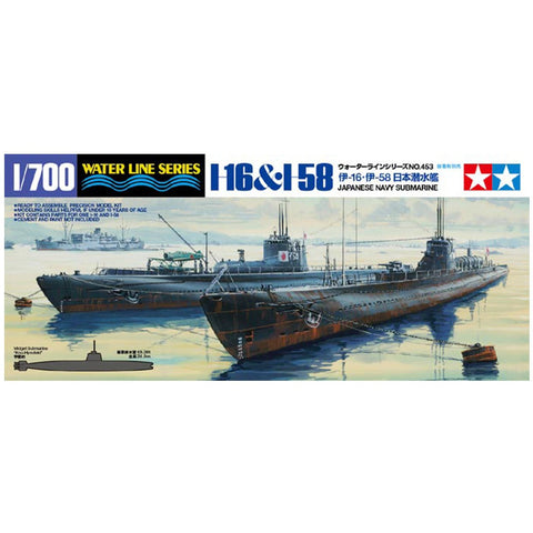 TAMIYA 1/700 Japanese Navy Submarine I-16 & I-58