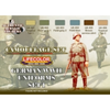 LIFE COLOR CS04 GERMAN UNIFORMS WWII #1 ACRYLIC PAINT SET (