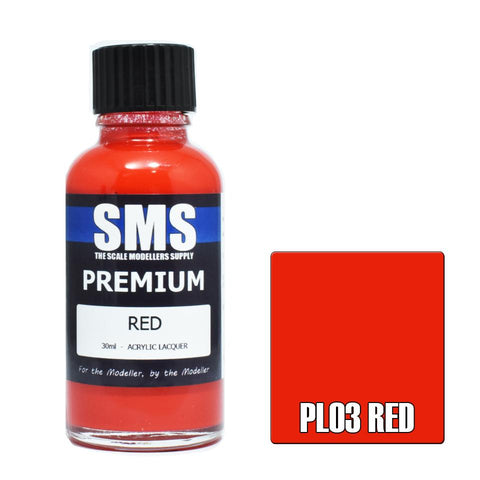 SMS Premium Red Acrylic Lacquer 30ml