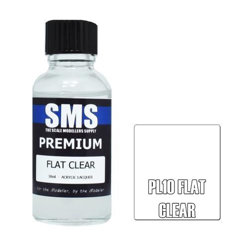 SMS Premium Flat Clear Acrylic Lacquer 30ml