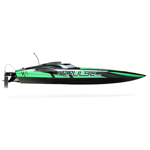 Image of PROBOAT Impulse 32 RC Boat with Smart Technology, RTR, Blac