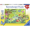 RAVENSBURGER Animals in Our Garden Puzzle 2x12pce