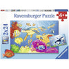 RAVENSBURGER Colourful Underwater World Puzzle 2x24pce