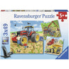 RAVENSBURGER Giant Vehicles Puzzle 3x49pce