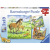 RAVENSBURGER Cuddle Time Puzzle 3x49pce