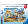 RAVENSBURGER Construction Vehicle Puzzle 3x49pce