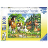 RAVENSBURGER Animal Get Together Puzzle 100pce