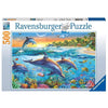 RAVENSBURGER Dolphin Cove Puzzle 500pce