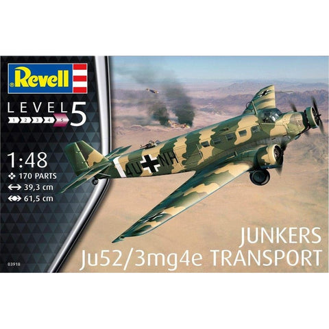 REVELL 1/48 Junkers Ju52/3mg4e Transport