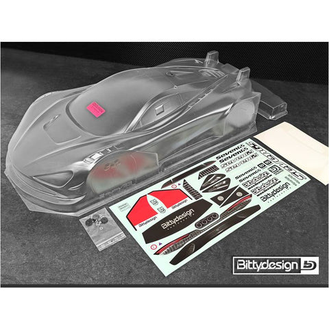 Image of BITTYDESIGN  'Seven65' GT Body for ARRMA Infraction/Felony RTR 1/7 Cars (Clear Body)