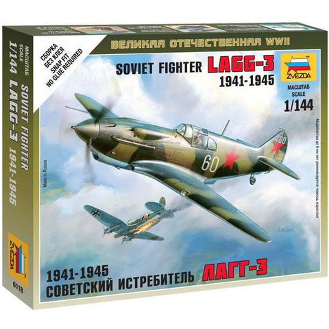 ZVEZDA 6118 1/144 Soviet Fighter LaGG-3 Plastic Model Kit