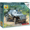 ZVEZDA 6157 1/100 Sd.Kfz.222 Armored Car Plastic Model Kit