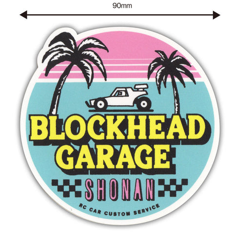 Image of BLOCKHEAD MOTORS Garage Shonan Sticker