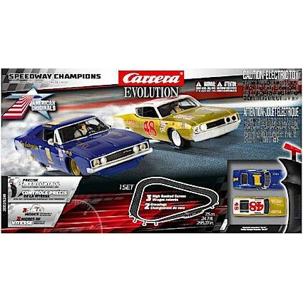 CARRERA Evolution Speedway Champions Slot Car Set