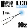 GREEN STUFF WORLD Micro LEDs - Cool White Lights - 1mm