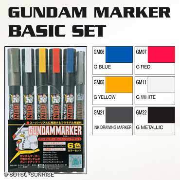Image of GSI Gundam Marker Basic Set - GMS105