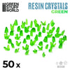 GREEN STUFF WORLD CLEAR GREEN Resin Crystals - Medium