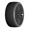 GRP 1/8 GT - T04 Slick - XM3 Soft - Mounted on New 20 Spoked Flex Black Wheel - 1 Pair