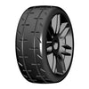 GRP TYRES 1/8 GT with Black Rims Revo S3 Soft Compound (1 p