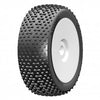 GRP 1/8 BUGGY Atomic - Soft - Closed Cell Insert -White Wheel - 1 Pair