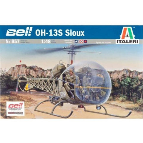ITALERI 1/48 Bell OH-13S Sioux Plastic Model Kit *Aust Deca