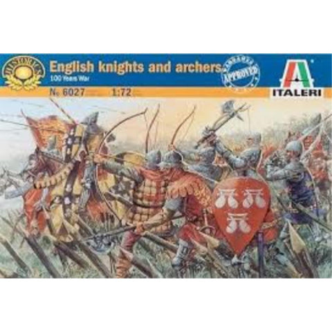 ITALERI 1/72 English Knights and Archers 100 Years War Plas