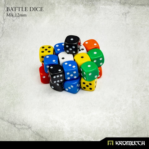 Image of KROMLECH Battle Dice 25x Mix of Multicolor Mix 12mm