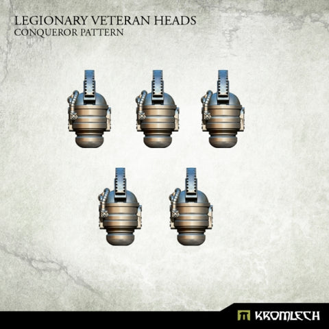 Image of KROMLECH Legionary Veteran Heads: Conqueror Pattern (5)