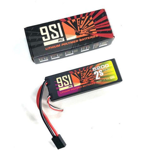 NINESTEPS 5200mAh 7.4V 50C 2 Cell LiPo Battery Hard Case (T