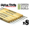 GREEN STUFF WORLD Sculpting Stylus Ball Tool Set (8 Tools)