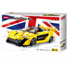SLUBAN Model Bricks Yellow Race Car 262pcs