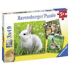 RAVENSBURGER Cute Bunnies Puzzle 3x49pce