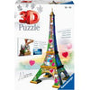 RAVENSBURGER La Tour Eiffle Love Edition 3D Puzzle 216pce