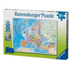 RAVENSBURGER European Map Puzzle 200pce