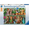 RAVENSBURGER Cats on the Shelf Puzzle 500pce