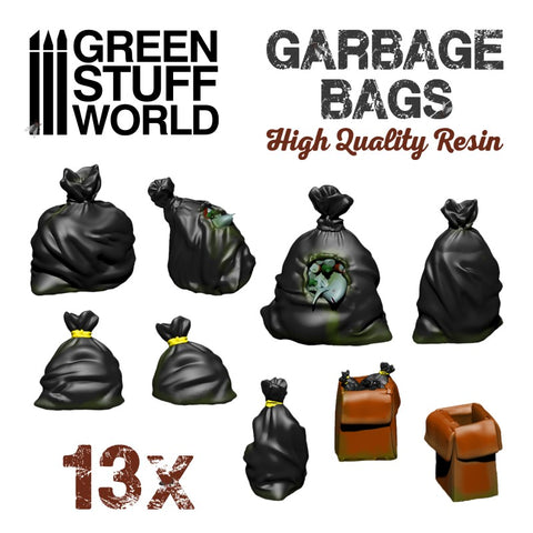 Image of GREEN STUFF WORLD Resin Garbage bags