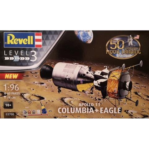 REVELL 1/96 Apollo 11 Columbia & Eagle 50th Anniversary