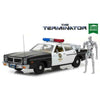 GREENLIGHT 1/18 The Terminator (1984) 1977 Dodge Monaco Metropolitan Police with T-800