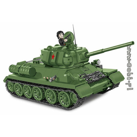 Image of COBI World War II - T-34-85 Tank (668 Pieces)