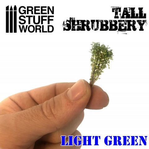 Image of GREEN STUFF WORLD Tall Shrubbery - Light Green