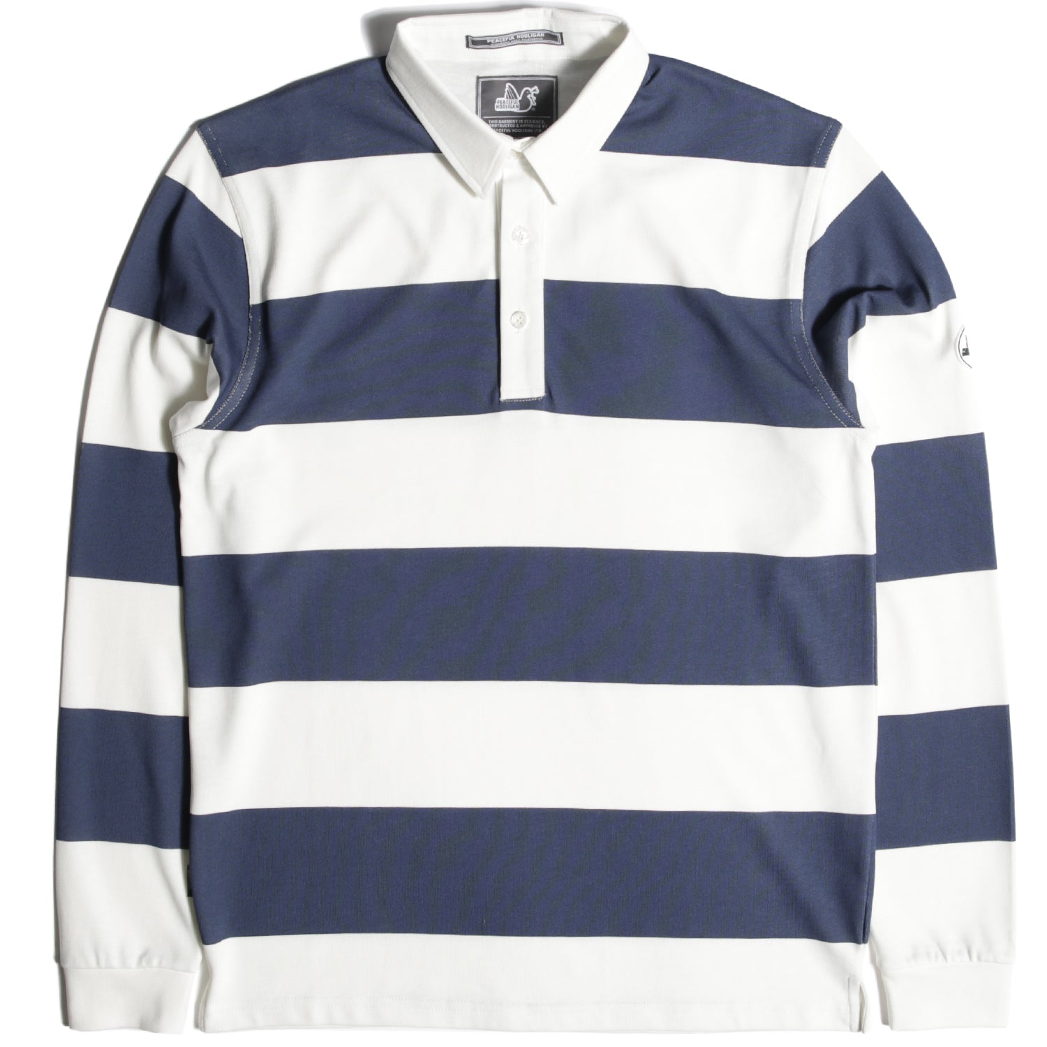 S.F.C SIDE STRIPES RUGBY SHIRT NAVY | www.unimac.az