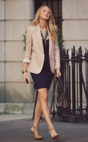Blake Lively - blazer and dress