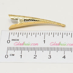 Brightly Colored Glitter Beak Clips - Card of 6
