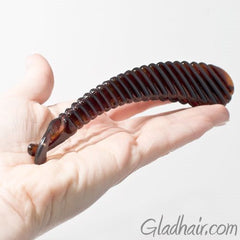 French Ribbed Plastic Banana Clip