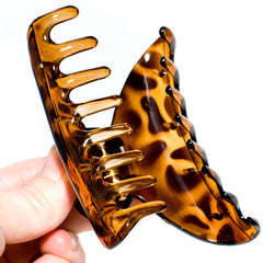 Medium Tortoise Plastic Hair Clamp